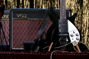Guitar and amplifier
